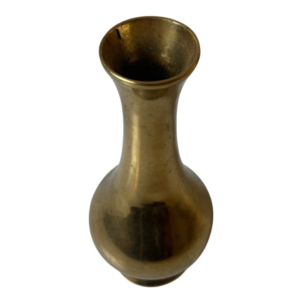 Handmade vintage brass